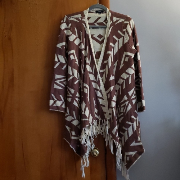 Very J Sweaters - Aztec cardigan